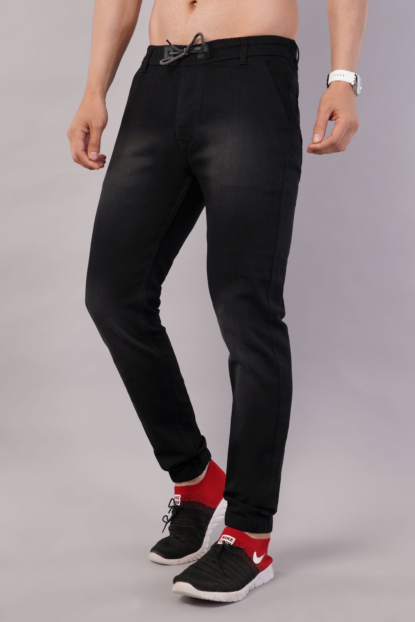 Men's Denim Jogger ( 3005_Blackwash )