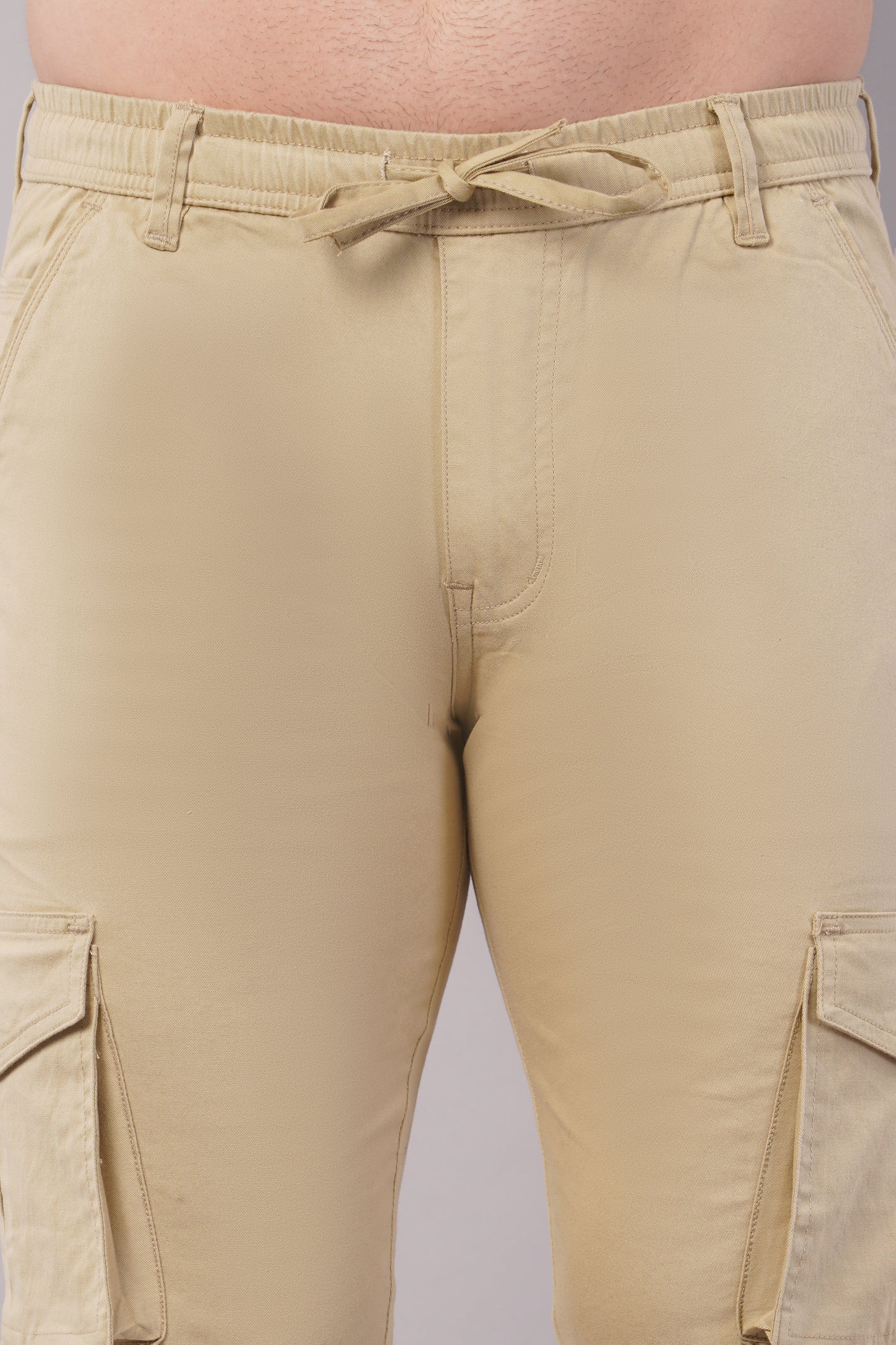 Men's Cotton Cargo Jogger ( 9008_CJ_Beige )