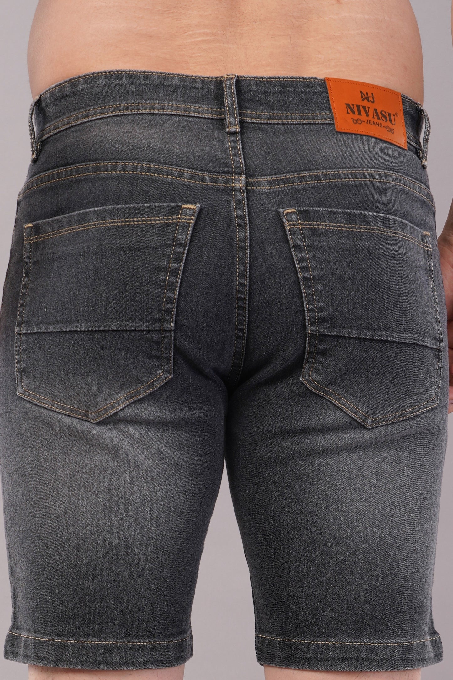 Men Denim Shorts ( 2001_L.Greyviskar )