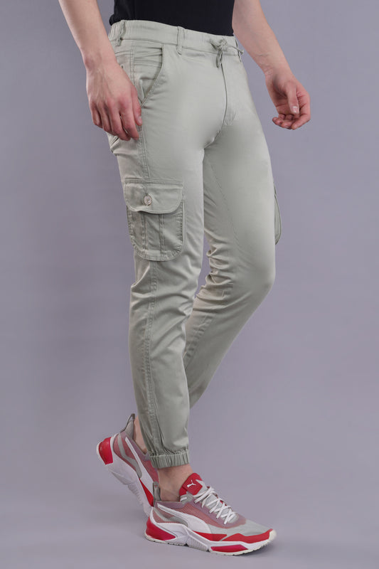 Men's Cotton Cargo Jogger ( 9003_CJ_Light_Green )