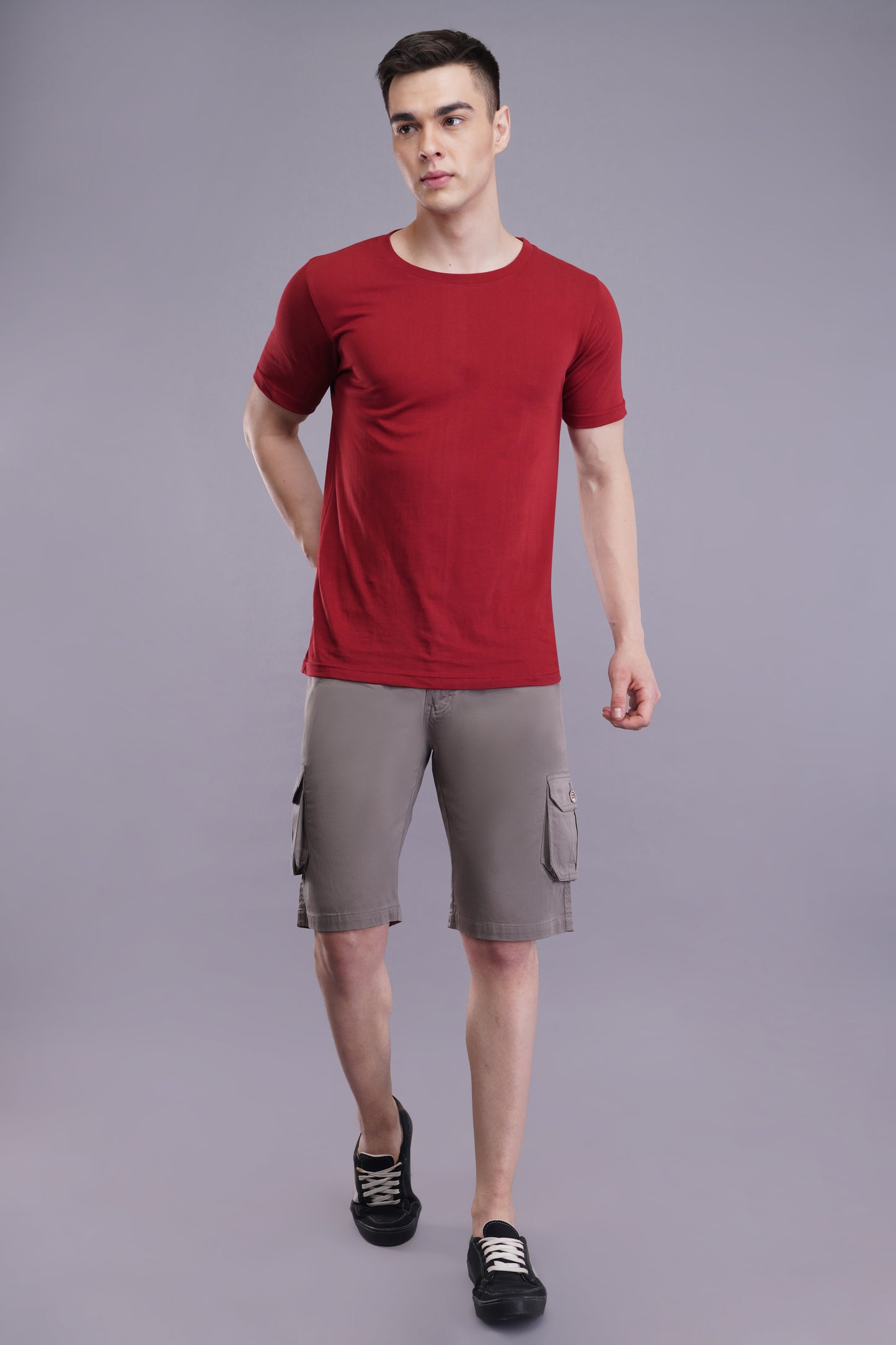 Men Cotton Cargo Shorts ( CCS_2026_CIKOO )