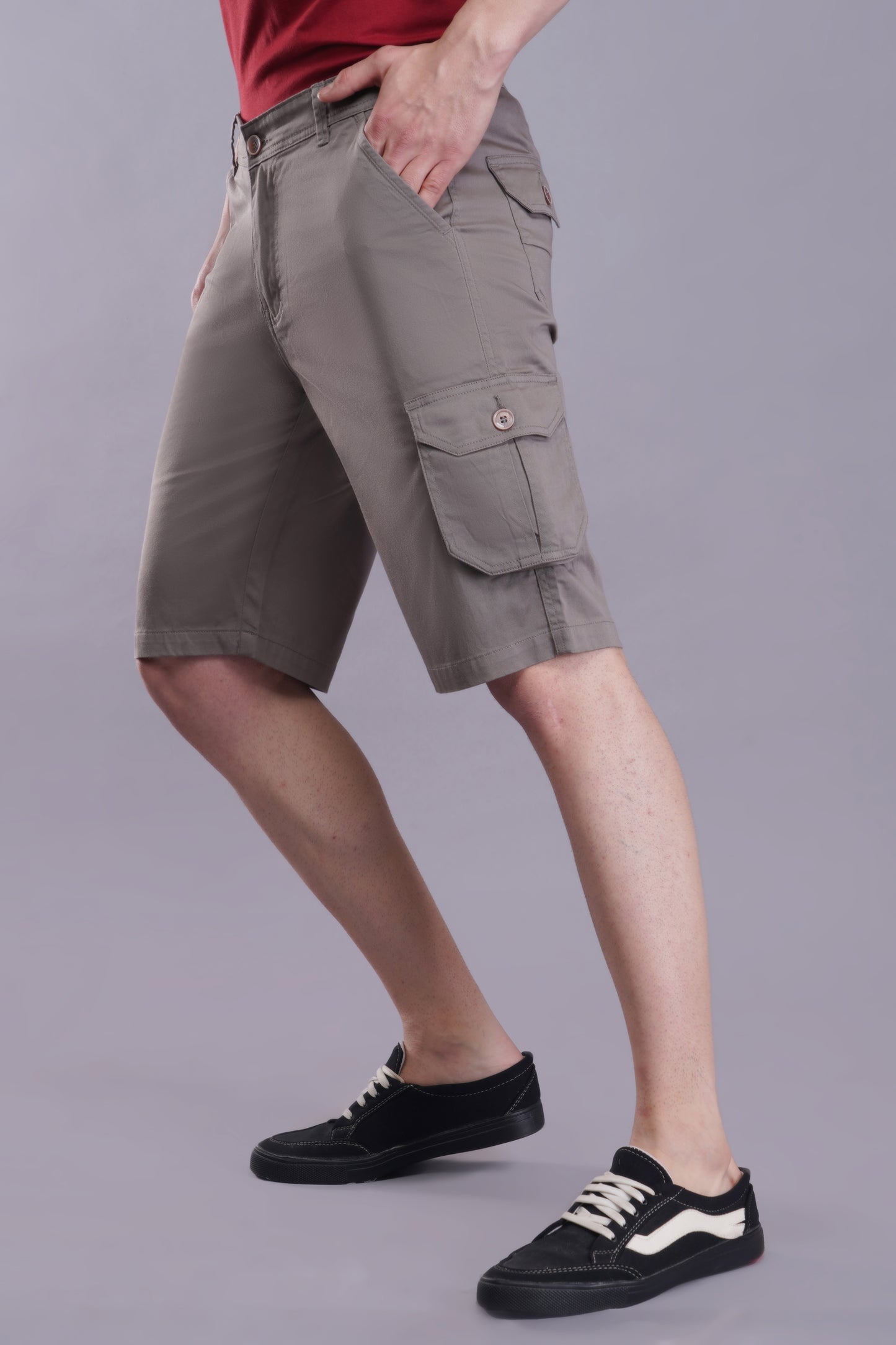 Men Cotton Cargo Shorts ( CCS_2026_CIKOO )