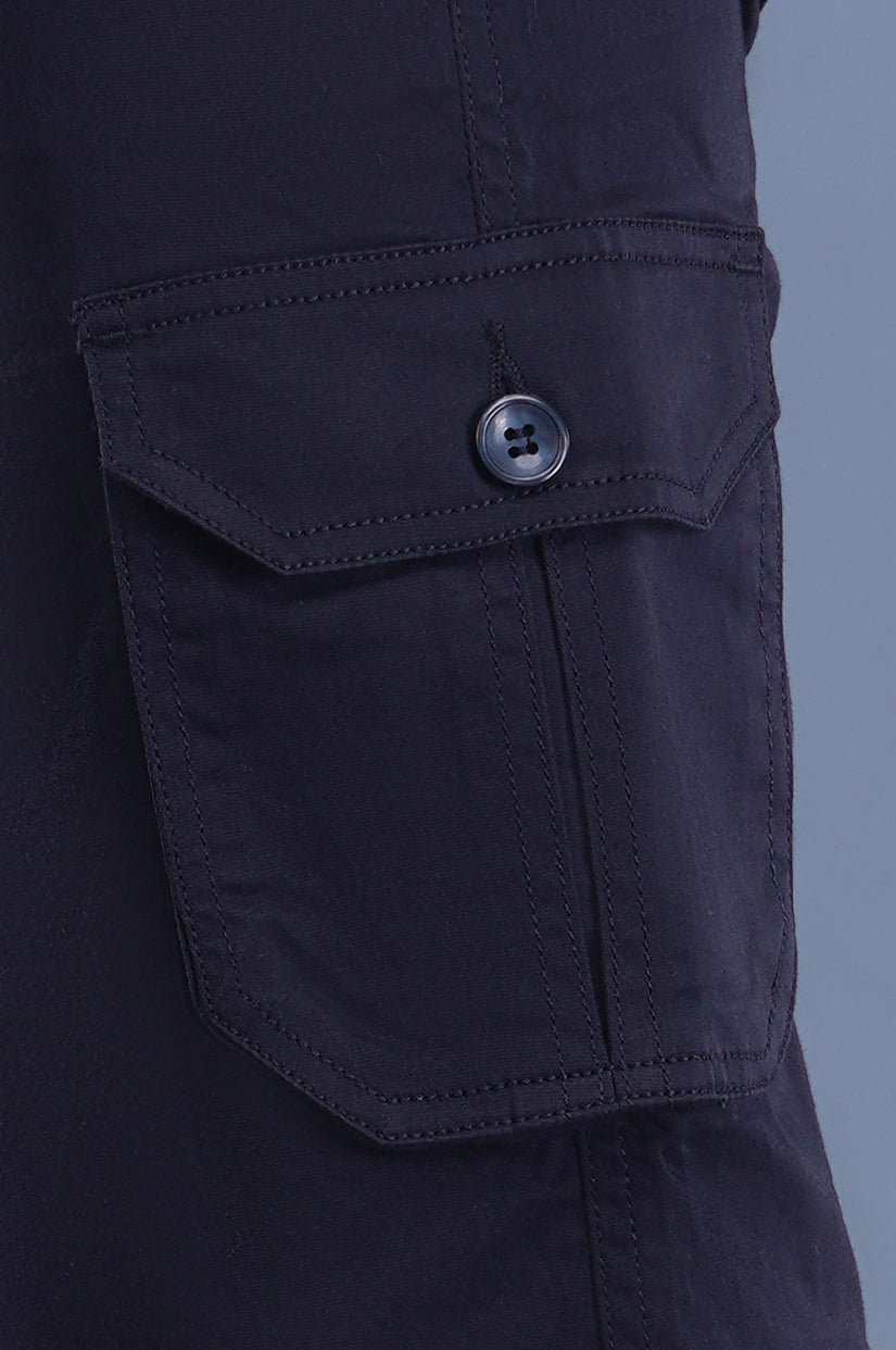 Men Cotton Cargo Shorts ( CCS_2021_Blu )