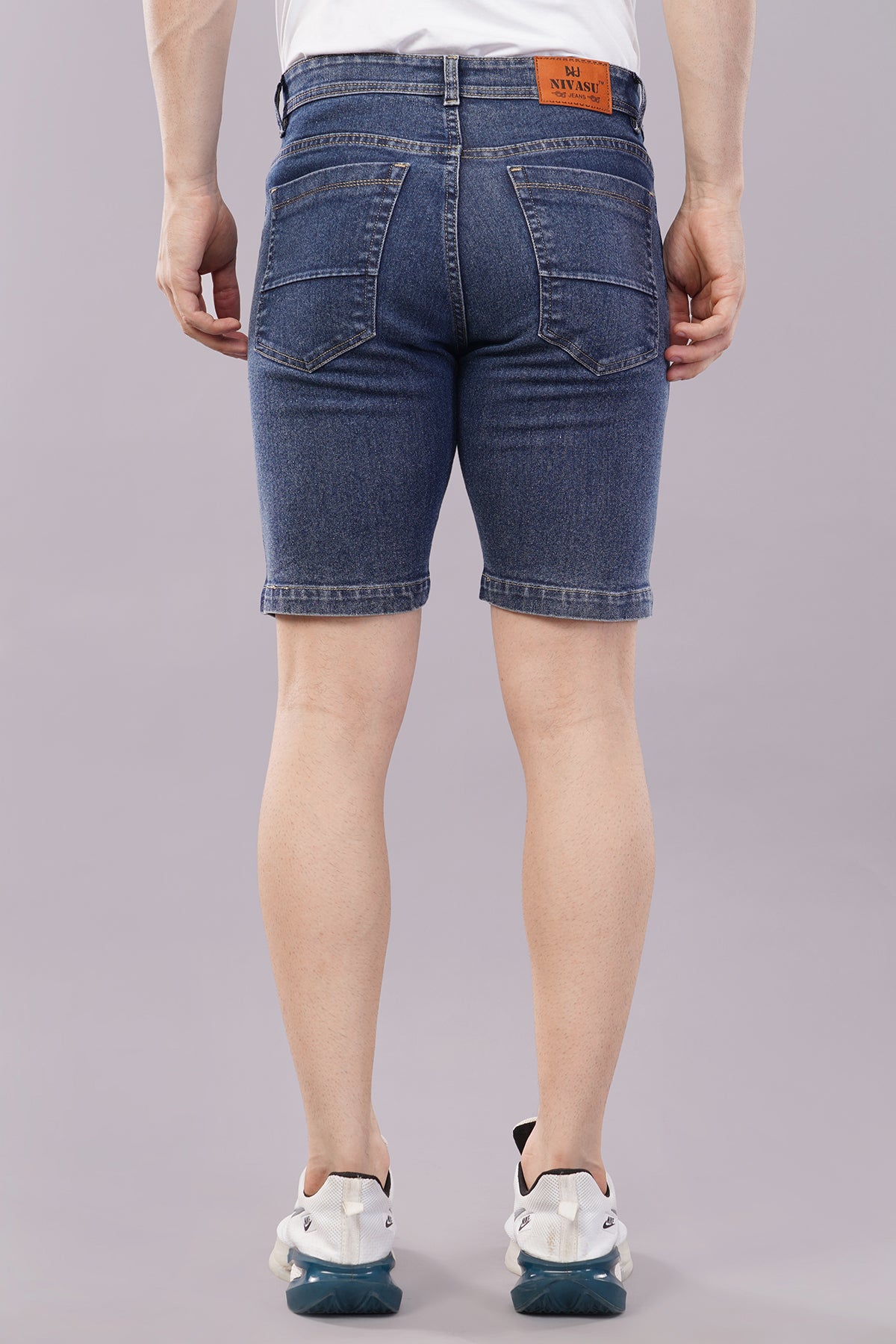 Men Denim Shorts damage wash