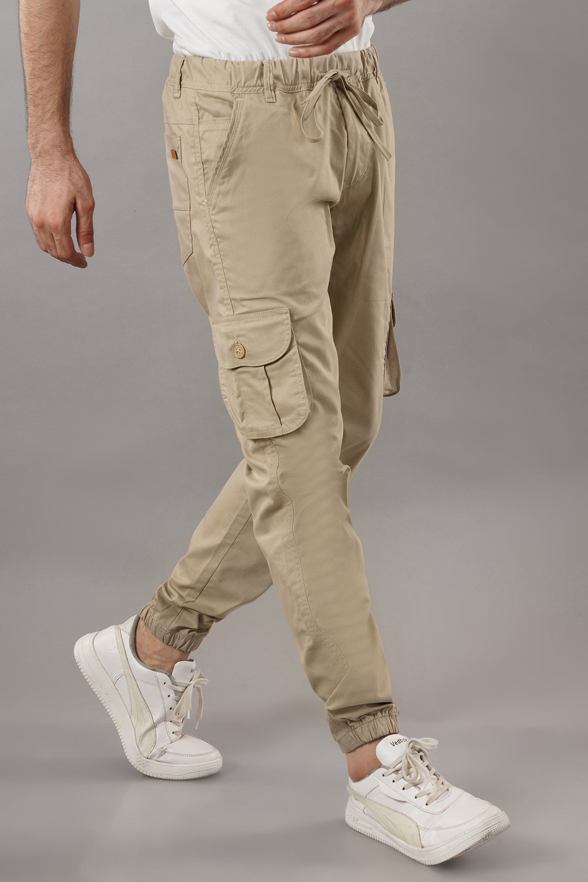 Men's Cotton Cargo Jogger ( 9002_CJ_Fawn )