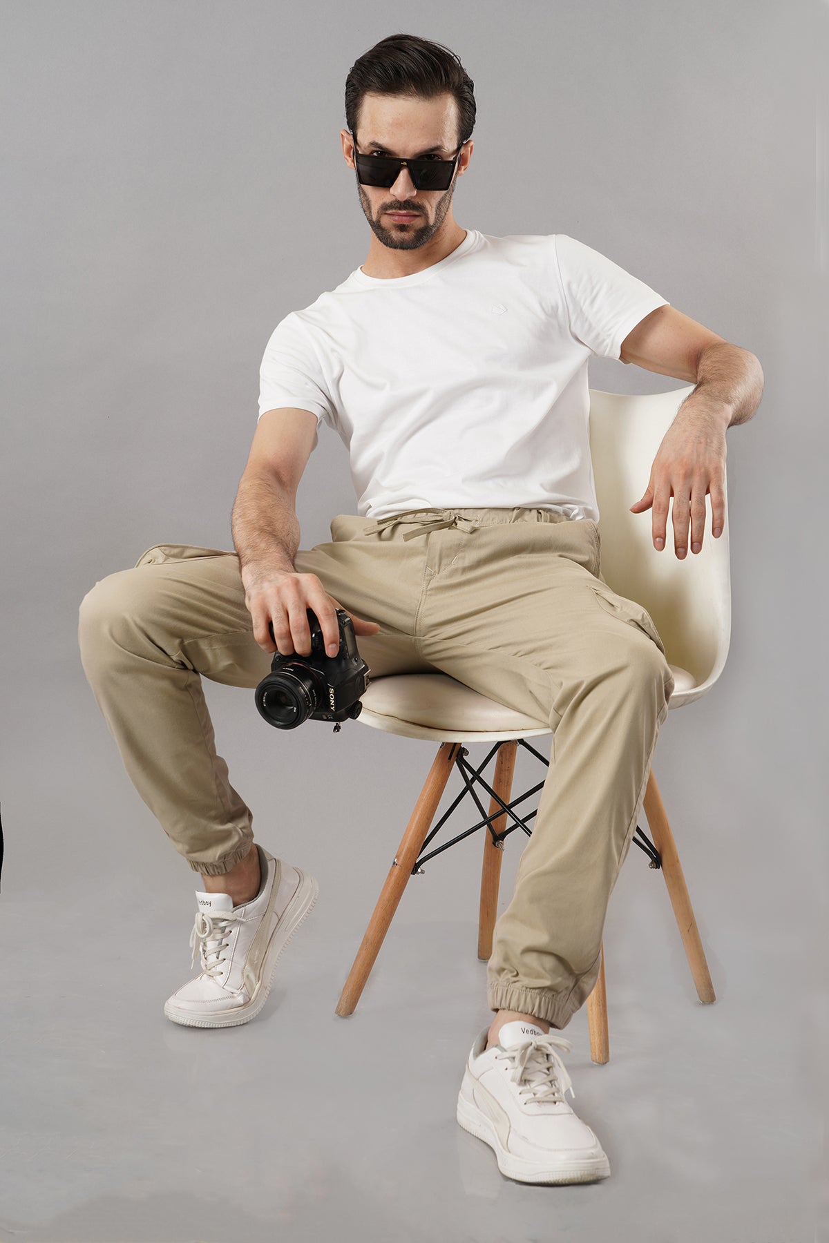 Men's Cotton Cargo Jogger ( 9002_CJ_Fawn )