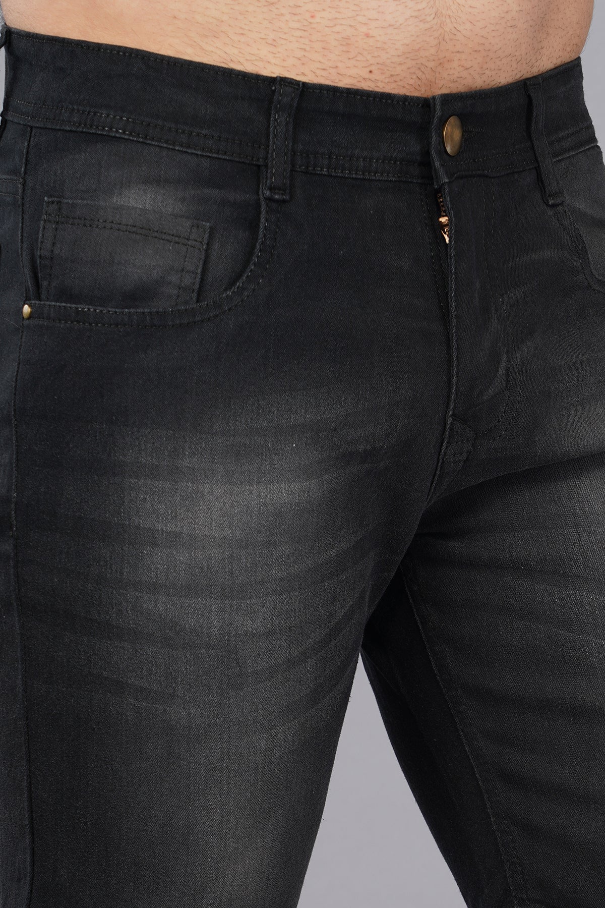 Men Denim Shorts ( 2001_Blackviskar )