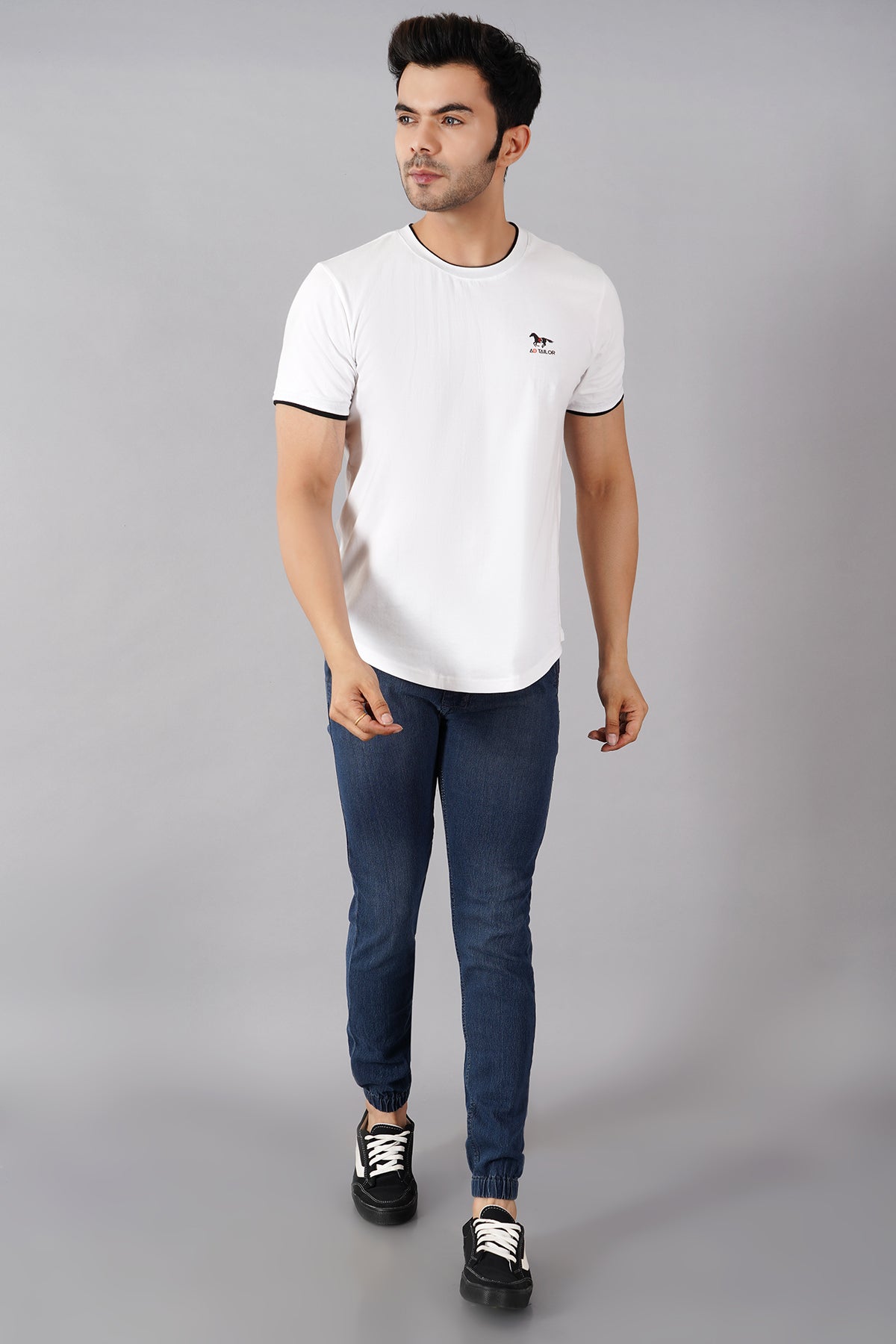 Men's Denim Jogger ( 3002_Grey )