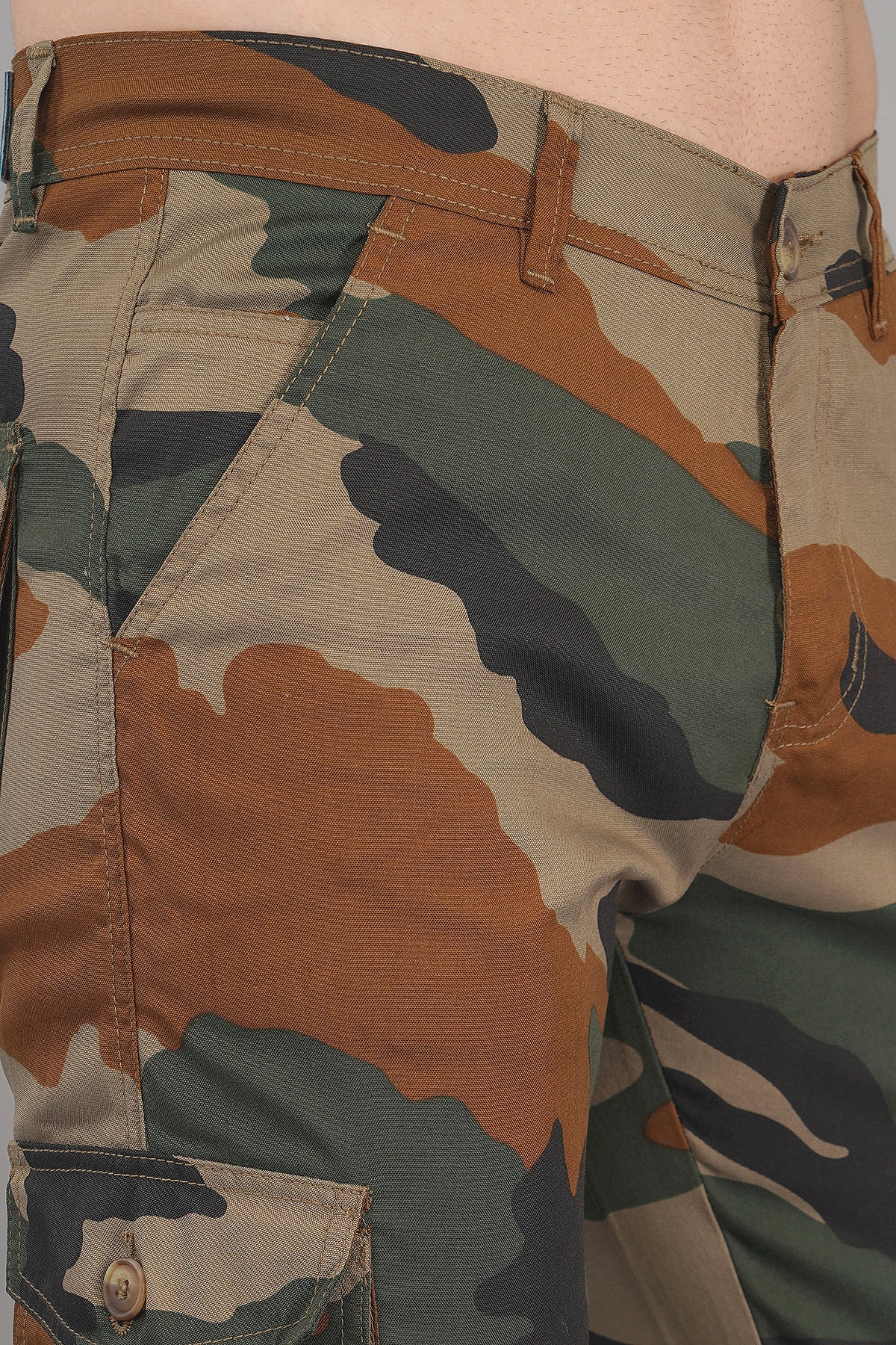 men multi-color jogger fit cargo pant (CJ101)
