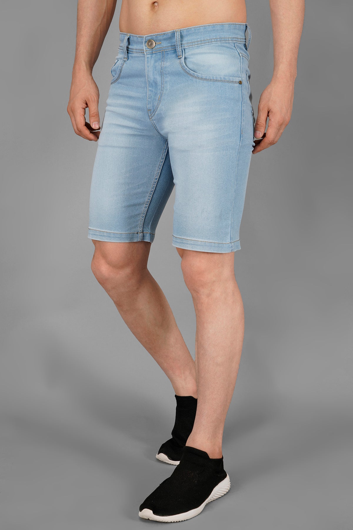 Men Denim Shorts ( 2001_Iceviskar )