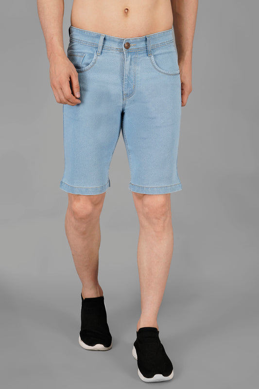 Men Basic Denim Shorts