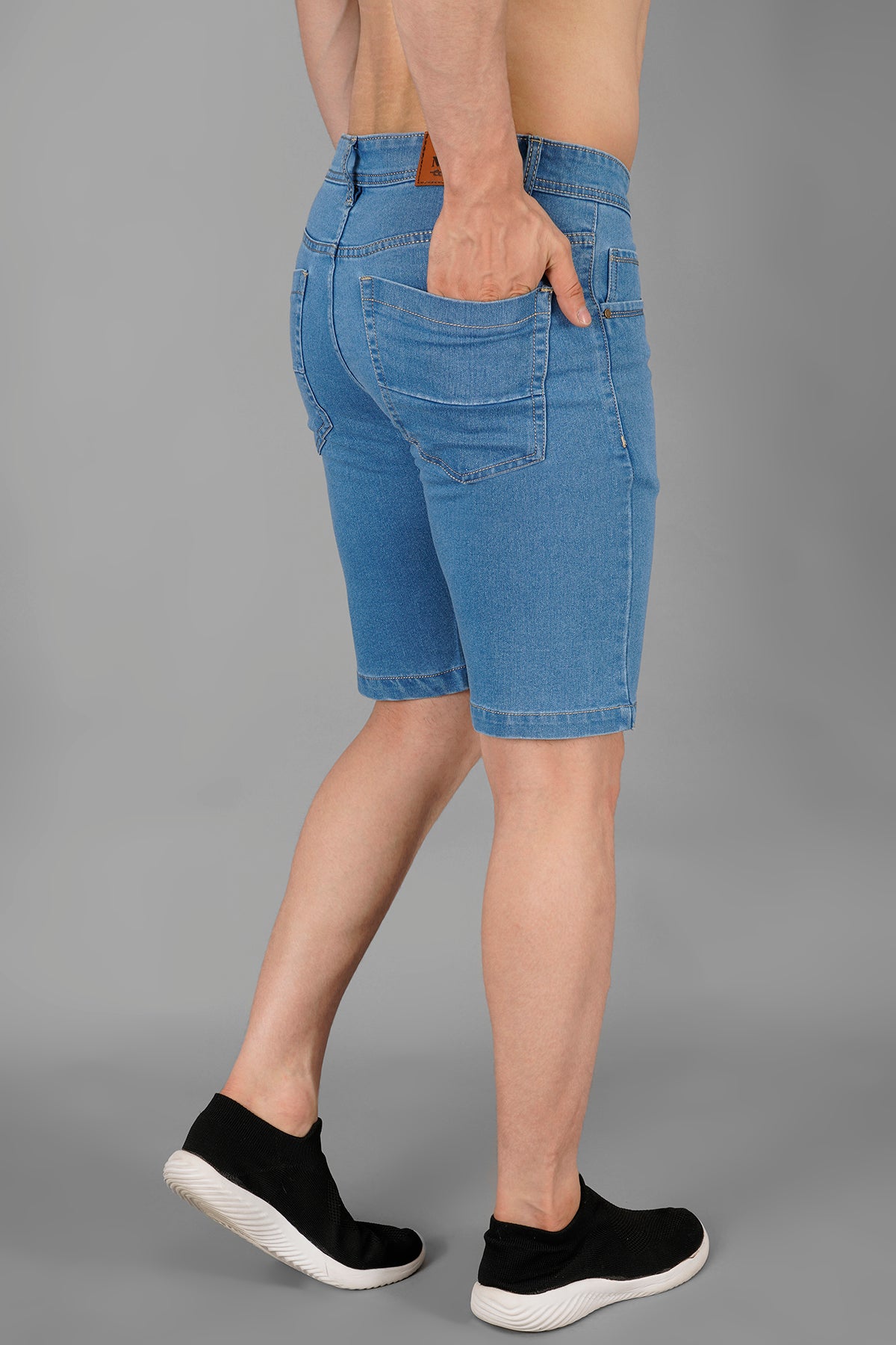 Men Basic Denim Shorts