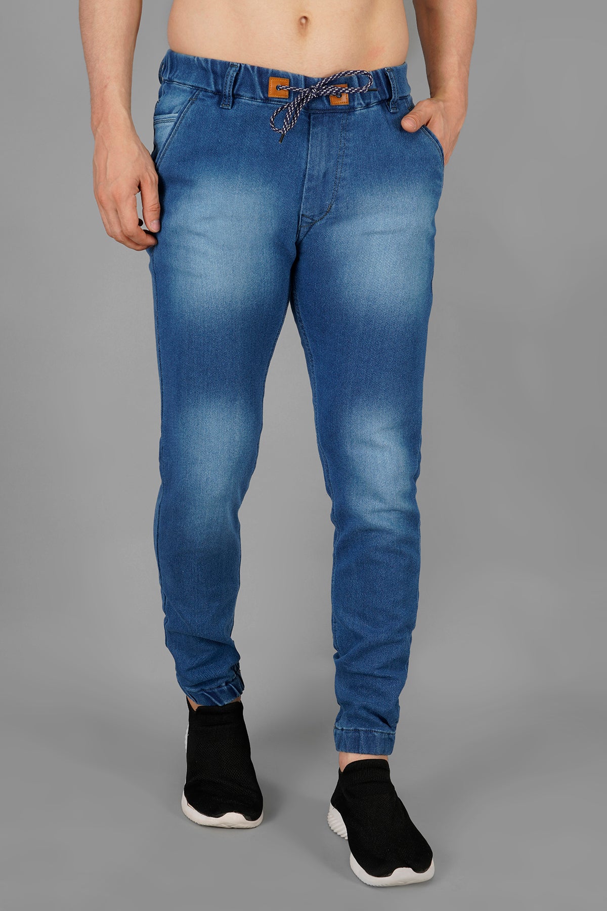 Men's Denim Jogger ( 3001_Lgt-Blu )