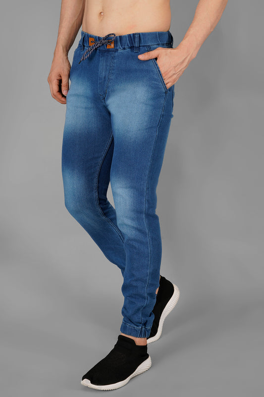 Men's Denim Jogger ( 3001_Lgt-Blu )