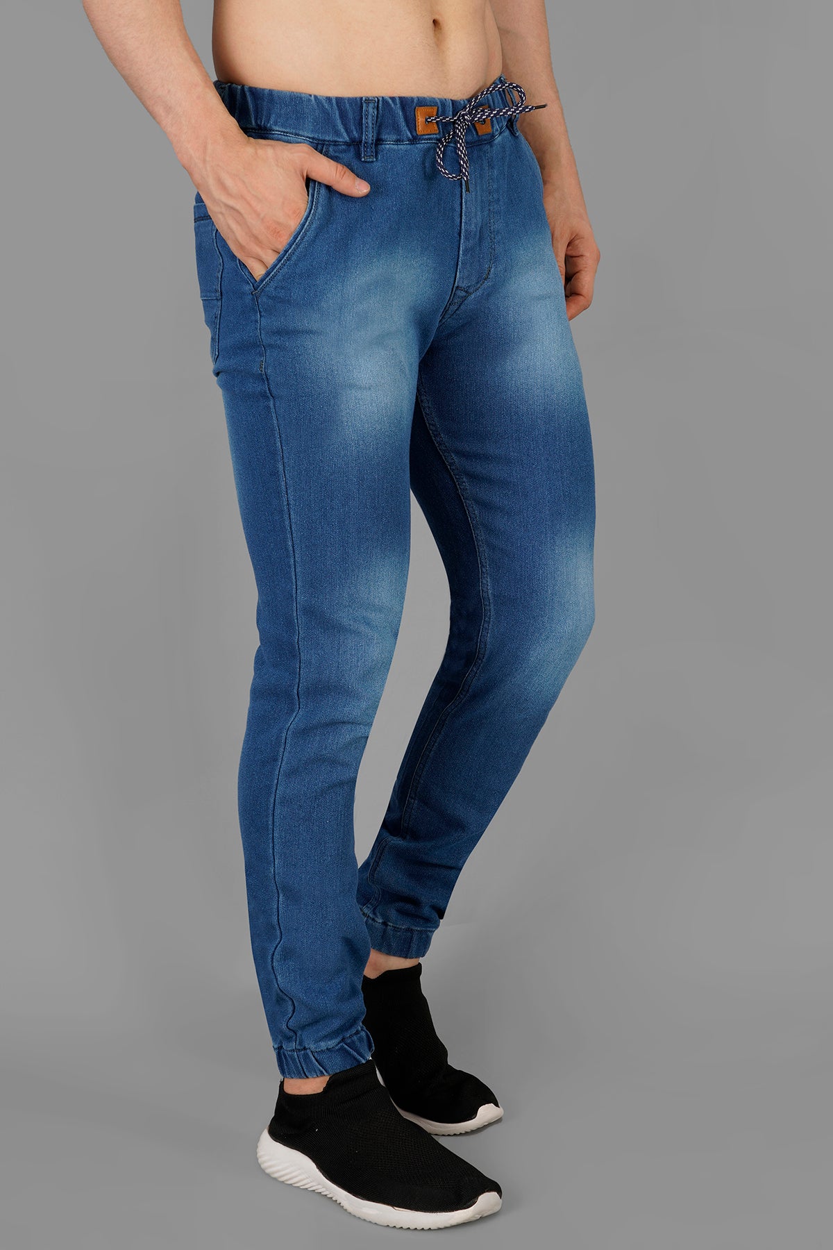Men's Denim Jogger ( 3001_Lgt-Blu )