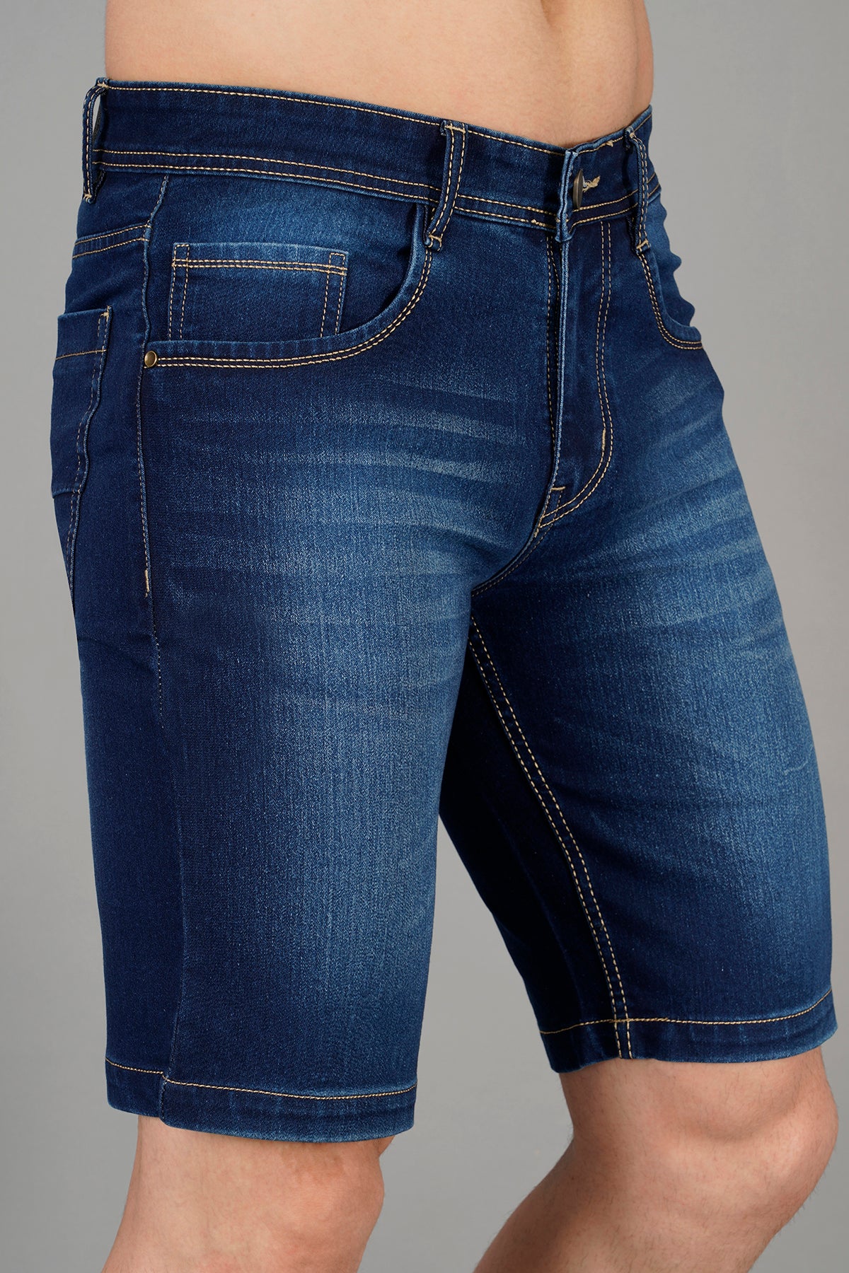 Men Denim Shorts ( 2001_Hardviskar )