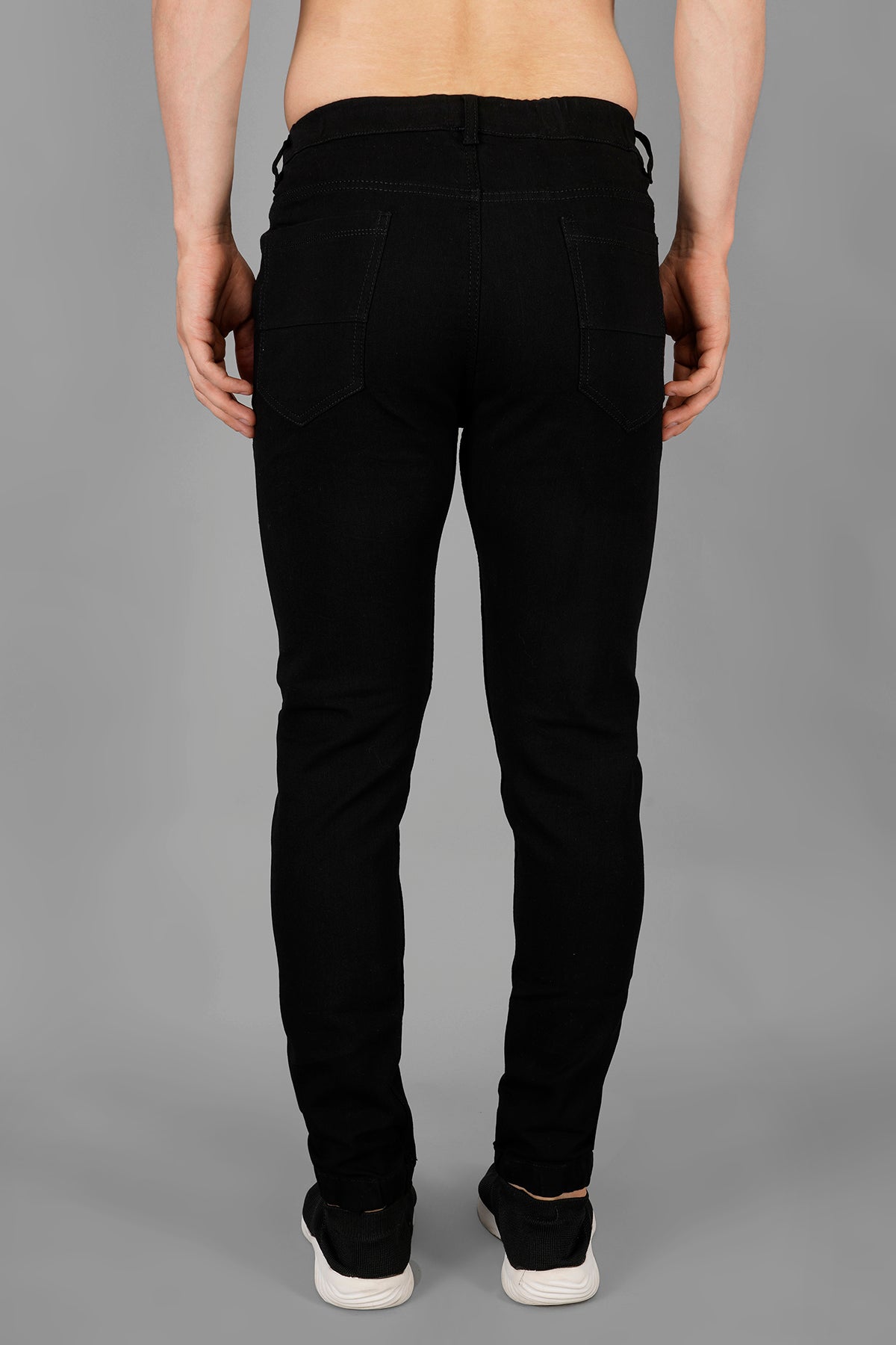 Men's Denim Jogger ( 3004_BLACK )