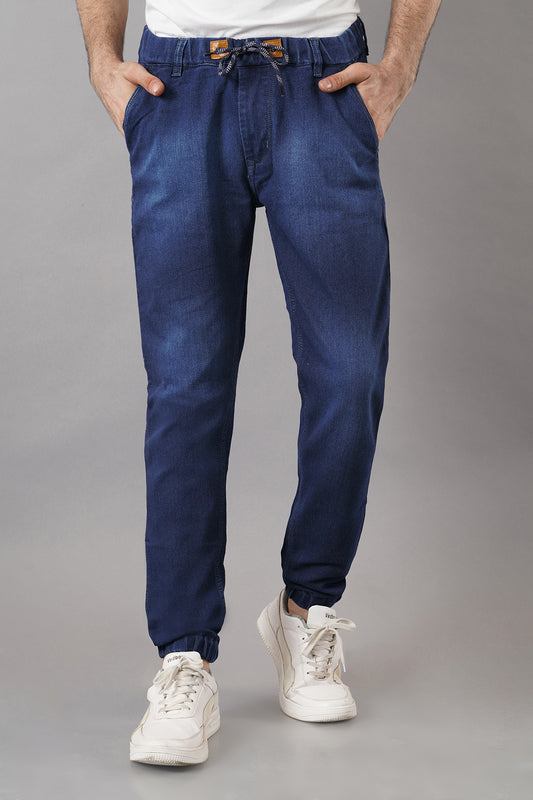 Men's Denim Jogger ( 3003_Dark-Blu )