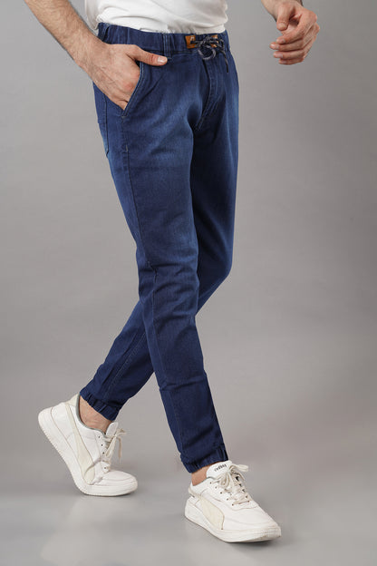 Men's Denim Jogger ( 3003_Dark-Blu )