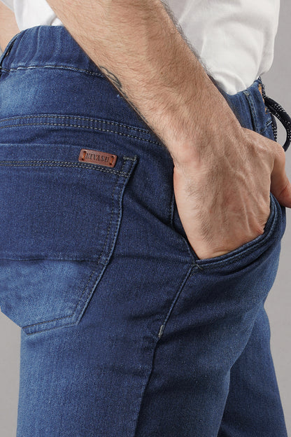 Men's Denim Jogger ( 3003_Dark-Blu )