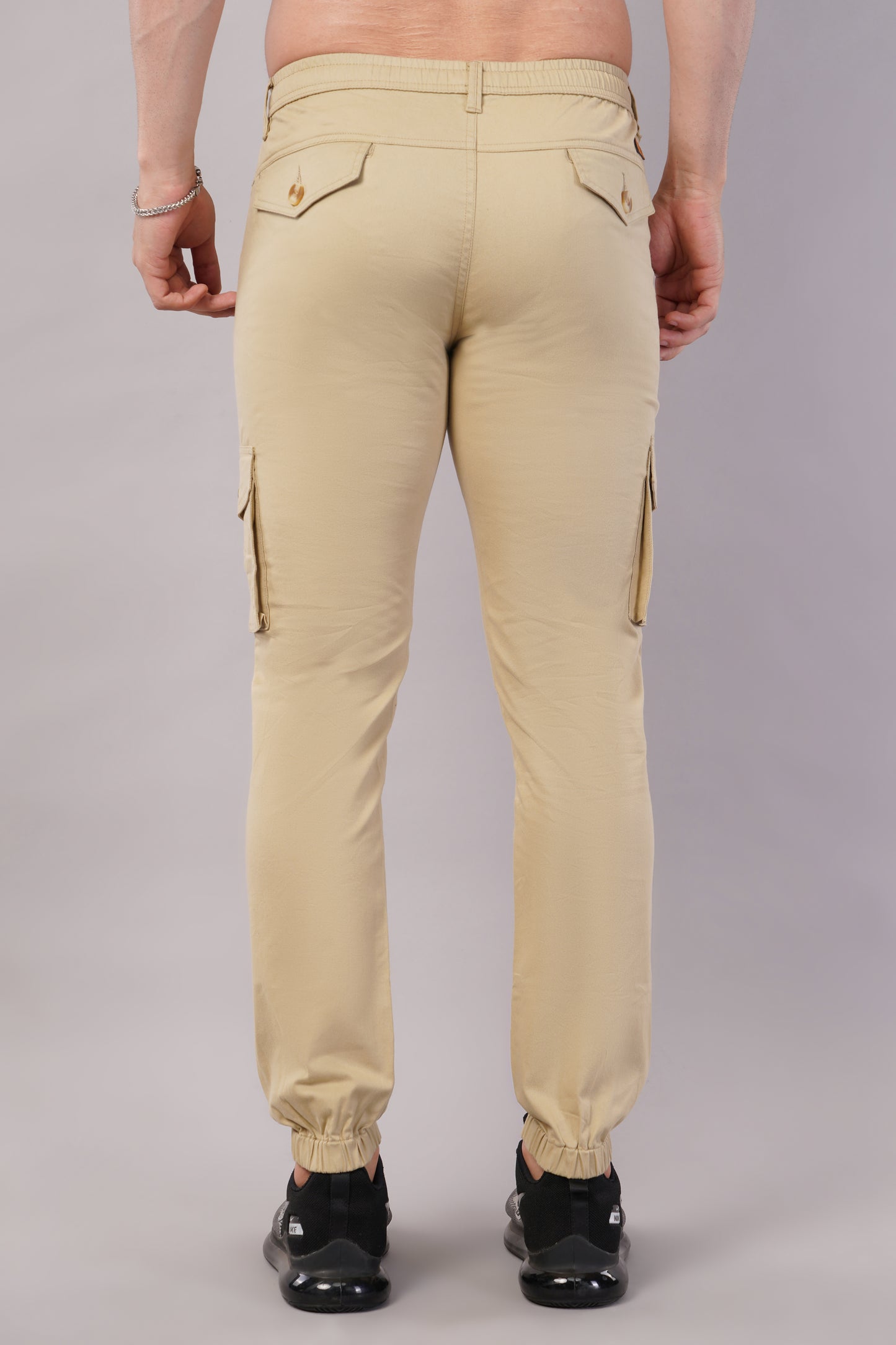 Men's Cotton Cargo Jogger ( 9008_CJ_Beige )