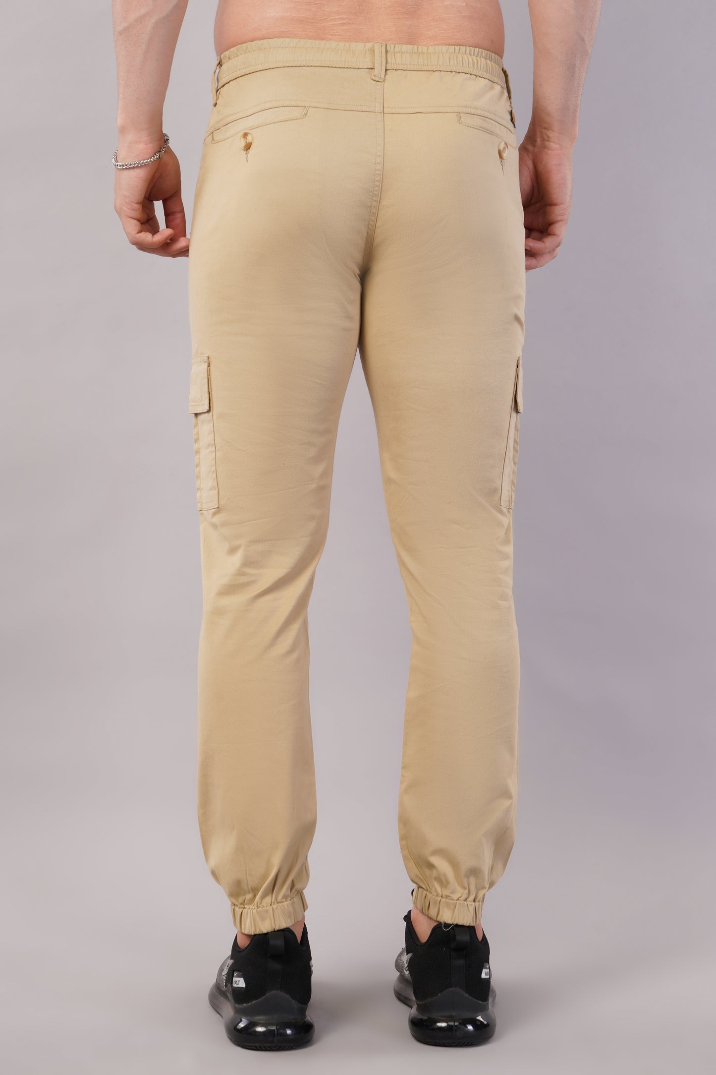 Men's Cotton Cargo Jogger ( 9009_CJ_Beige )