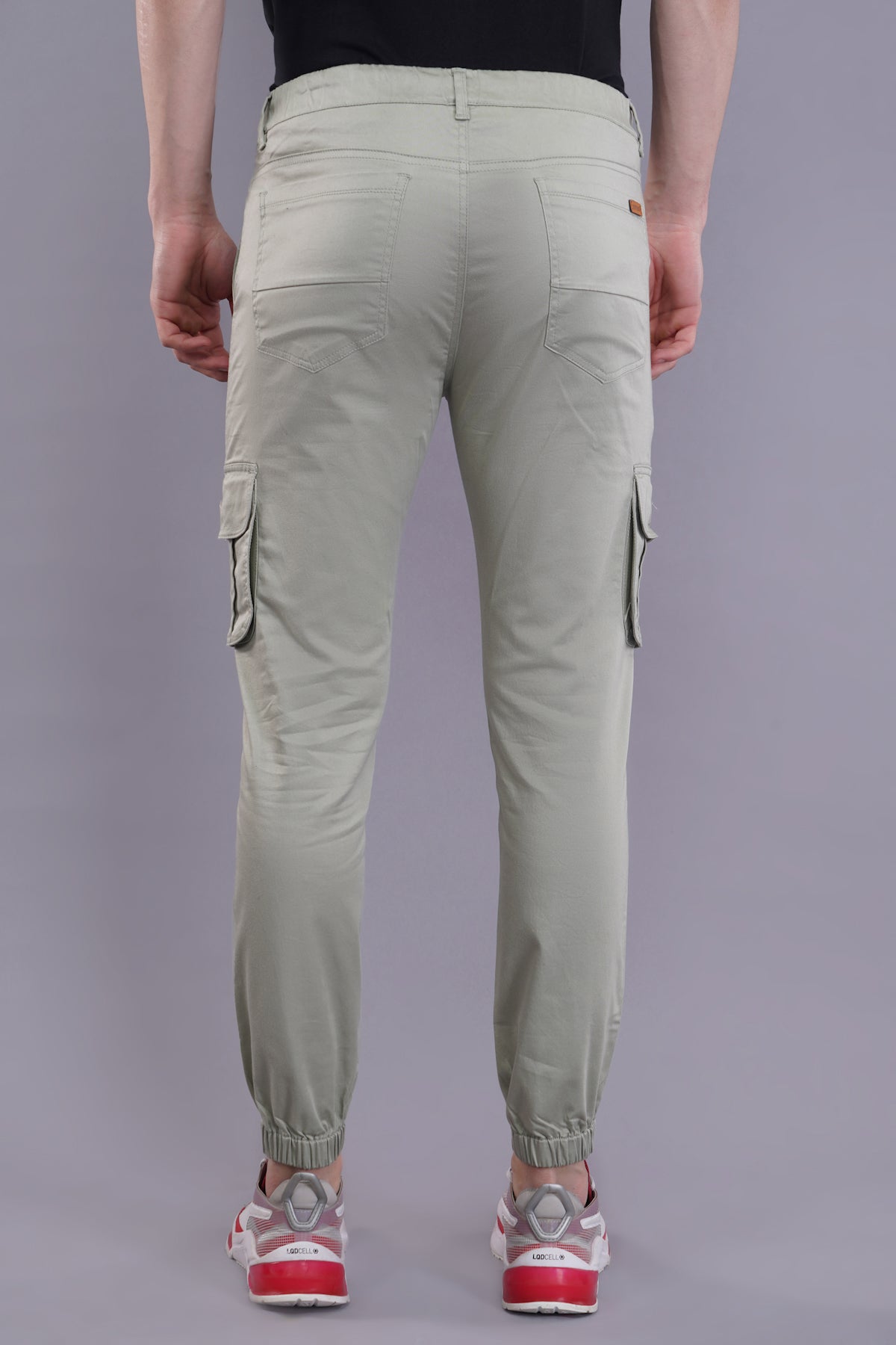 Men's Cotton Cargo Jogger ( 9003_CJ_Light_Green )