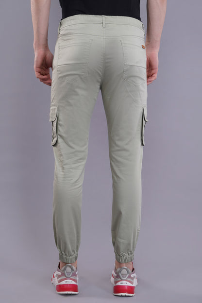 Men's Cotton Cargo Jogger ( 9003_CJ_Light_Green )