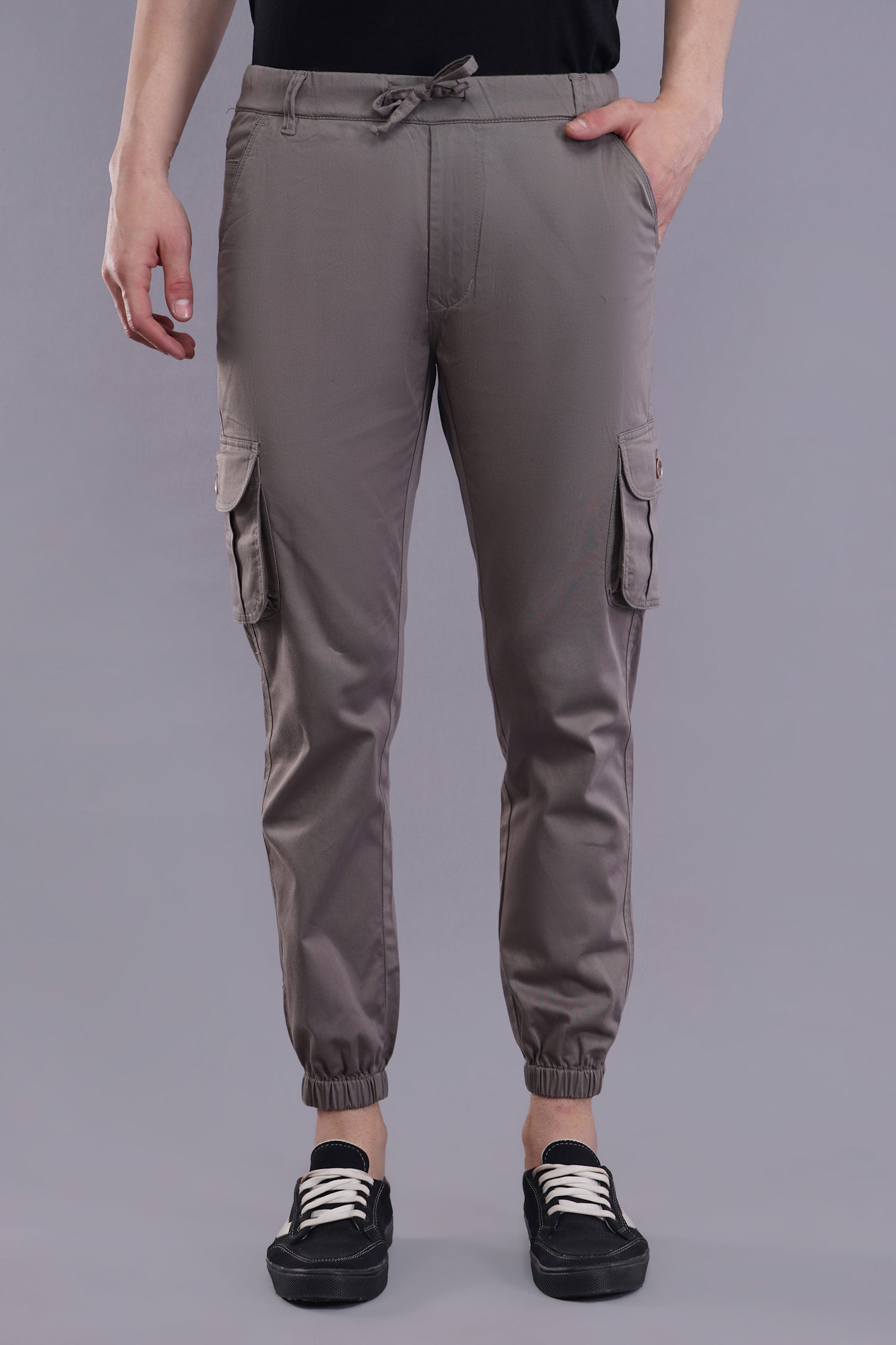 Men's Cotton Cargo Jogger ( 9006_CJ_Grey )