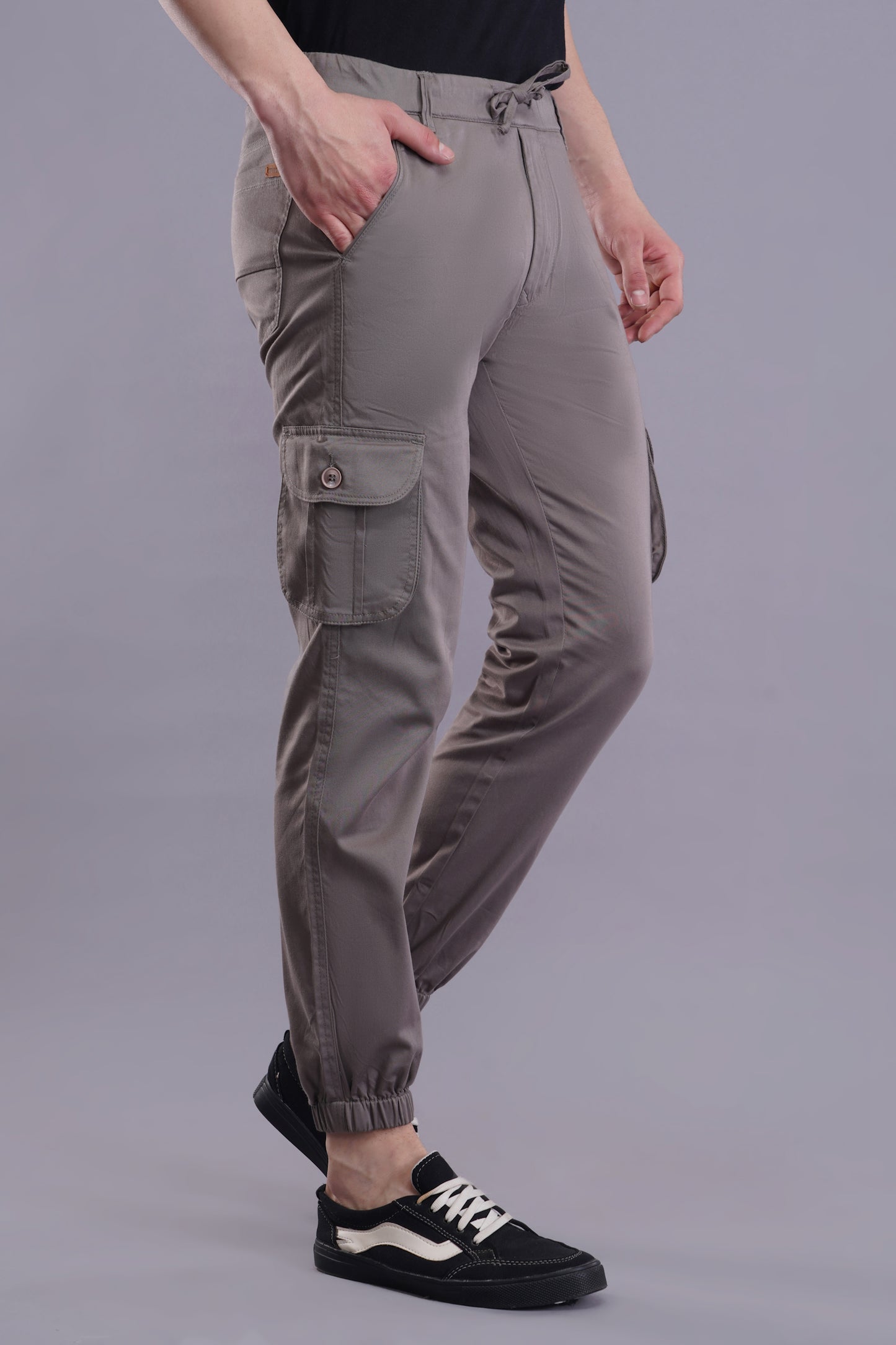 Men's Cotton Cargo Jogger ( 9006_CJ_Grey )