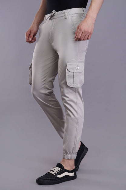 Men's Cotton Cargo Jogger ( 9004_CJ_Cream )