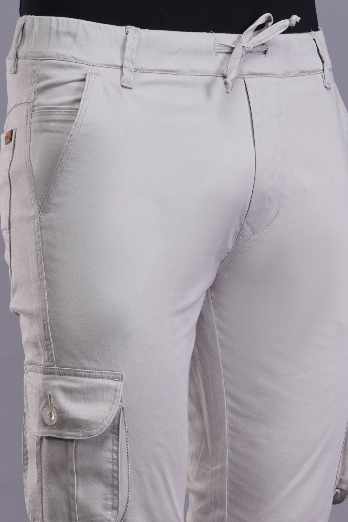 Men's Cotton Cargo Jogger ( 9004_CJ_Cream )