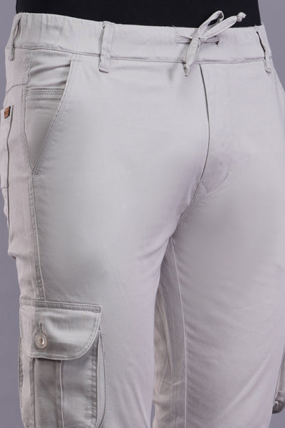 Men's Cotton Cargo Jogger ( 9004_CJ_Cream )