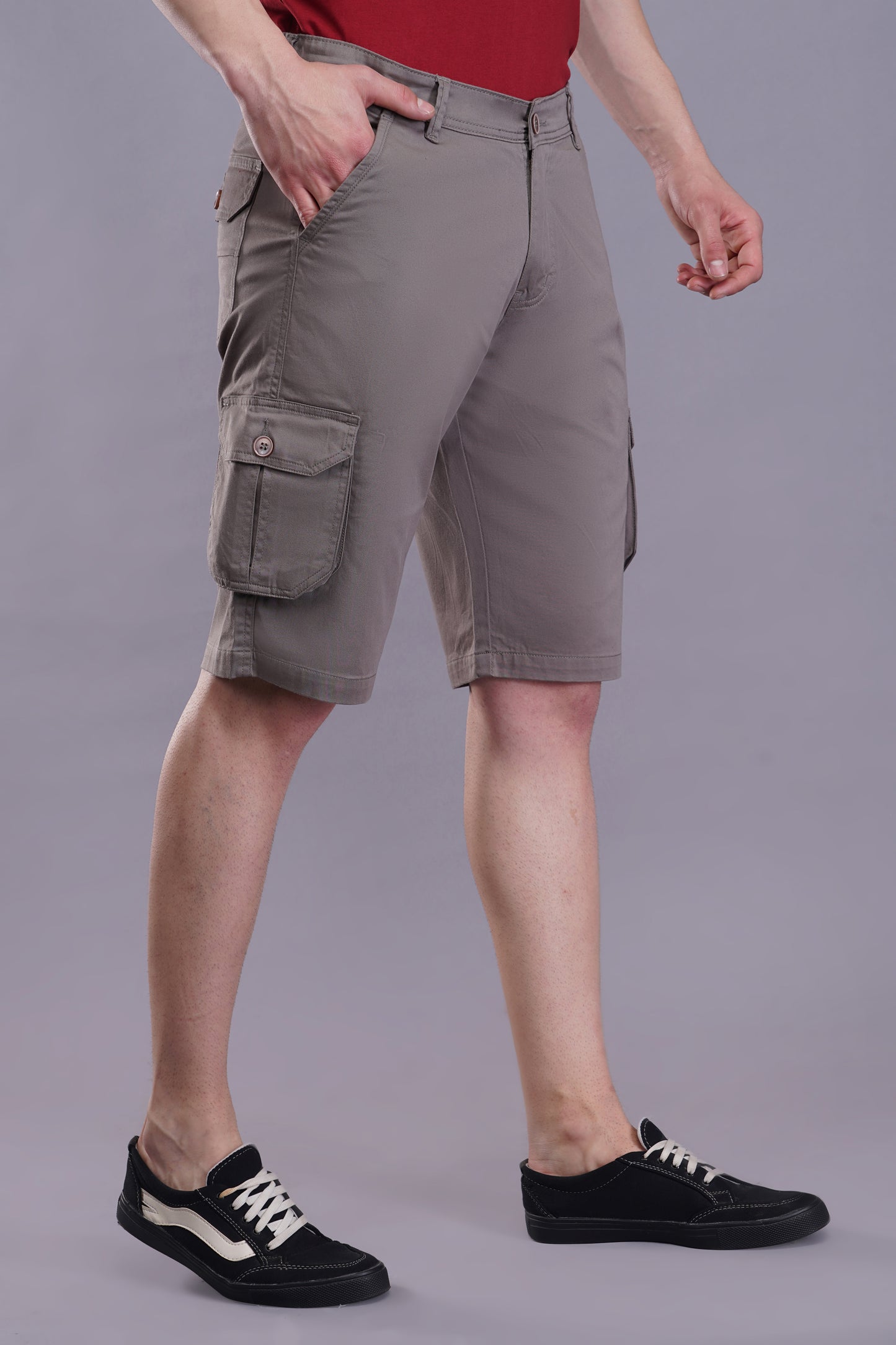 Men Cotton Cargo Shorts ( CCS_2026_CIKOO )