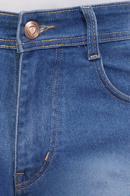 Men Denim Shorts damage wash