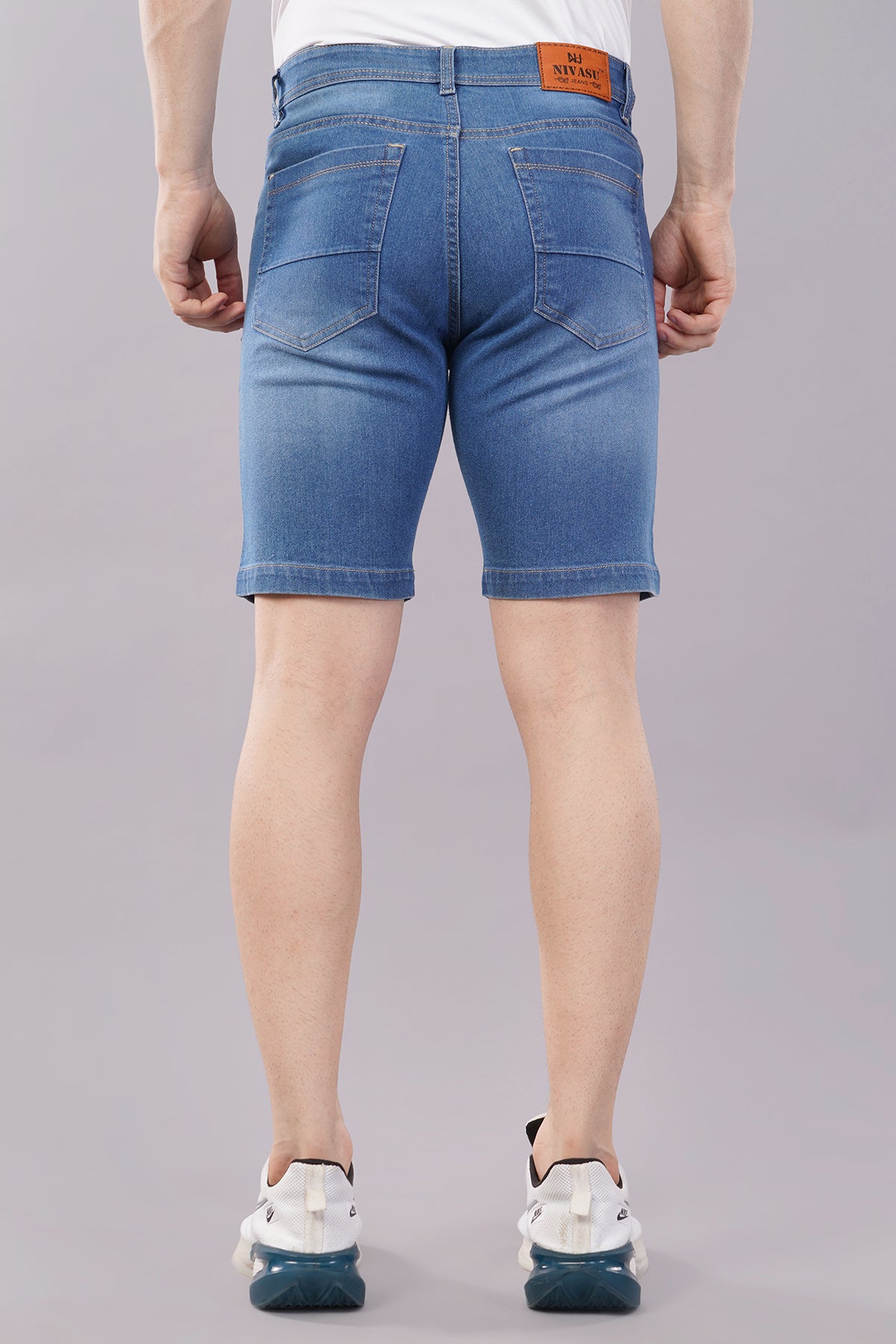 Men Denim Shorts damage wash
