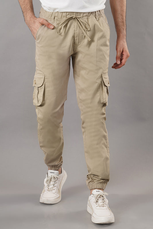 Men's Cotton Cargo Jogger ( 9002_CJ_Fawn )