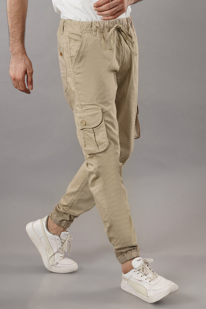 Men's Cotton Cargo Jogger ( 9002_CJ_Fawn )