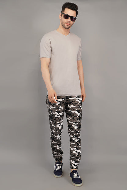 men multi-color jogger fit cargo pant  (CJ102)