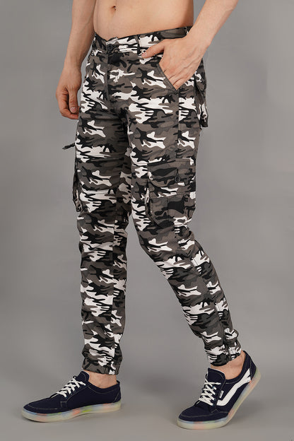 men multi-color jogger fit cargo pant  (CJ102)