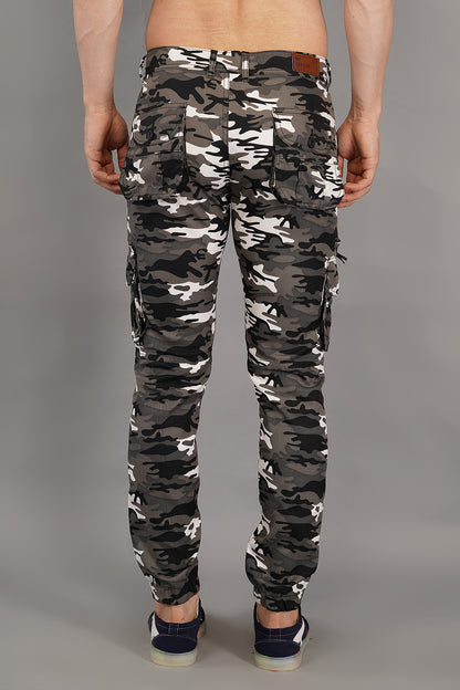 men multi-color jogger fit cargo pant  (CJ102)