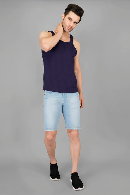 Men Denim Shorts ( 2001_Iceviskar )
