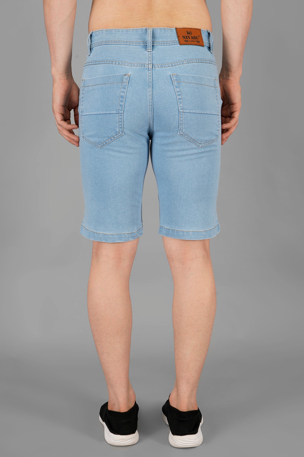 Men Basic Denim Shorts