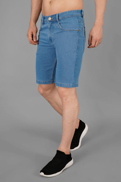 Men Basic Denim Shorts